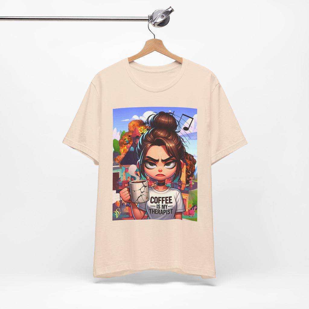 The Boss Graphic Tee — Empowered Black Woman Office Portrait T‑Shirt