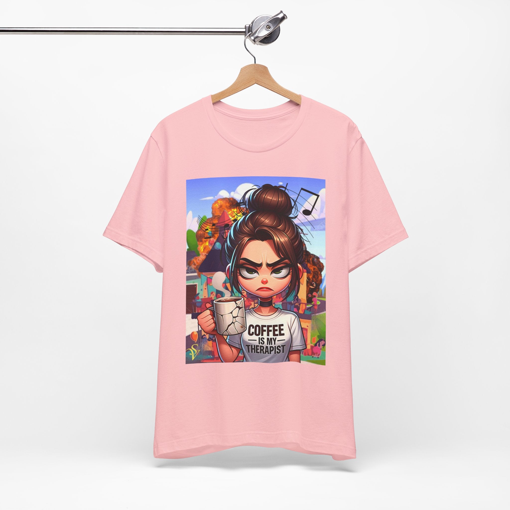 The Boss Graphic Tee — Empowered Black Woman Office Portrait T‑Shirt