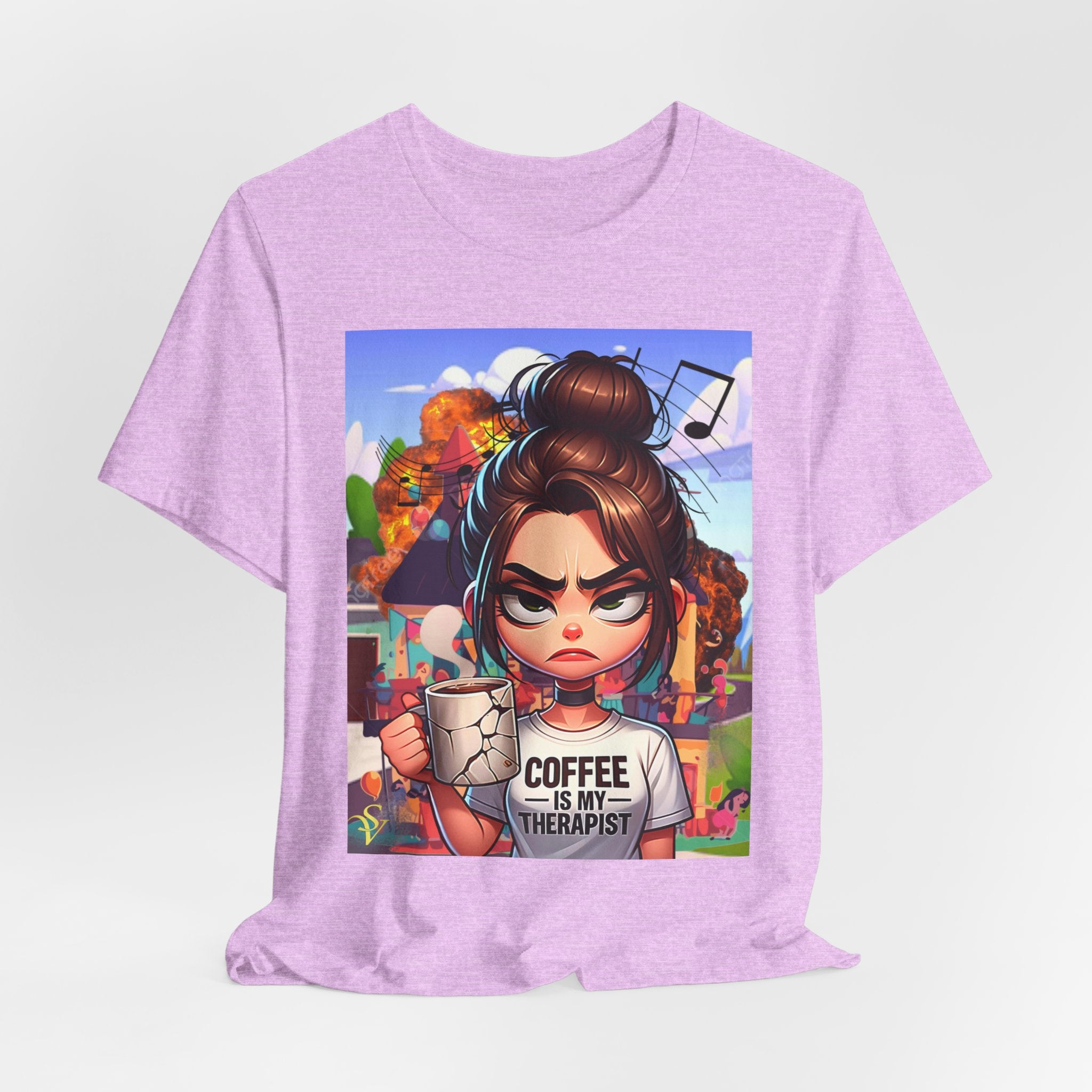 The Boss Graphic Tee — Empowered Black Woman Office Portrait T‑Shirt