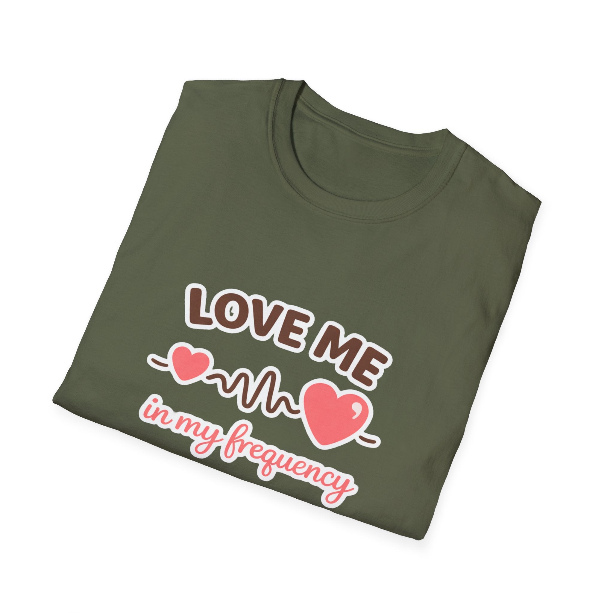 Love Me in My Frequency T-Shirt – Cute Heartbeat Graphic Tee