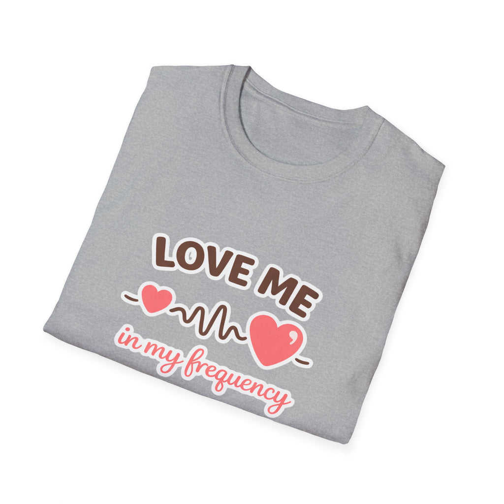 Love Me in My Frequency T-Shirt – Cute Heartbeat Graphic Tee