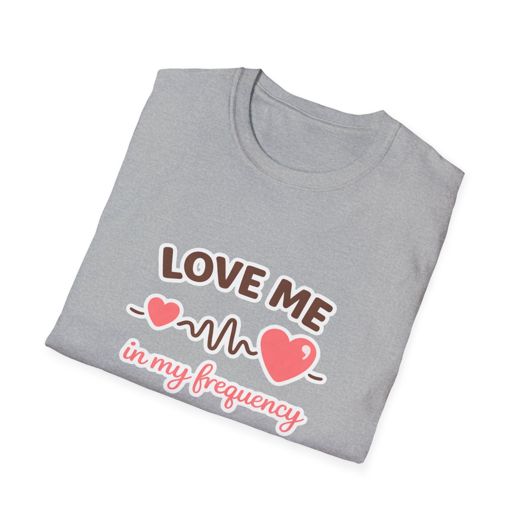 Love Me in My Frequency T-Shirt – Cute Heartbeat Graphic Tee
