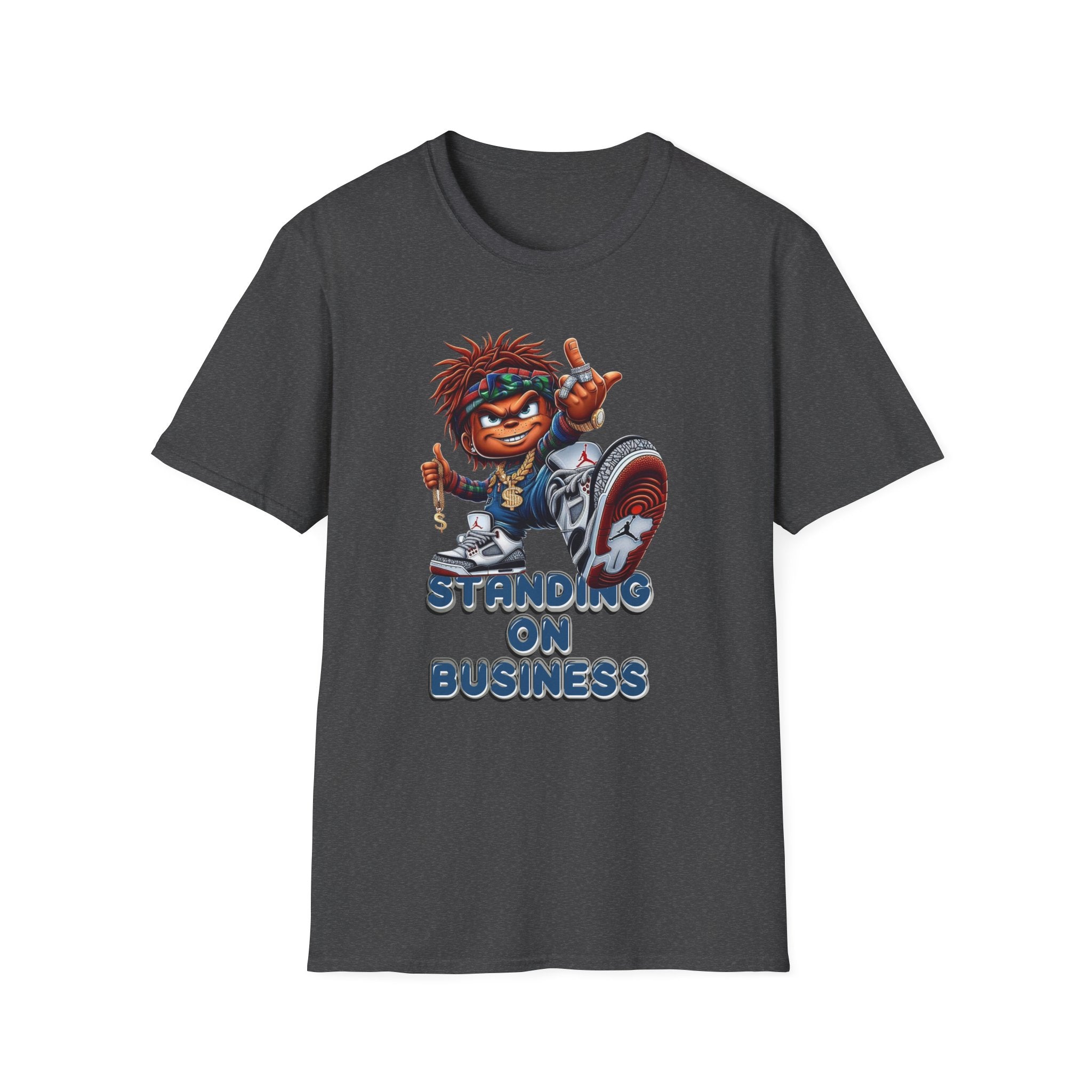 Standing On Business Graphic T-Shirt — Retro Character Tee