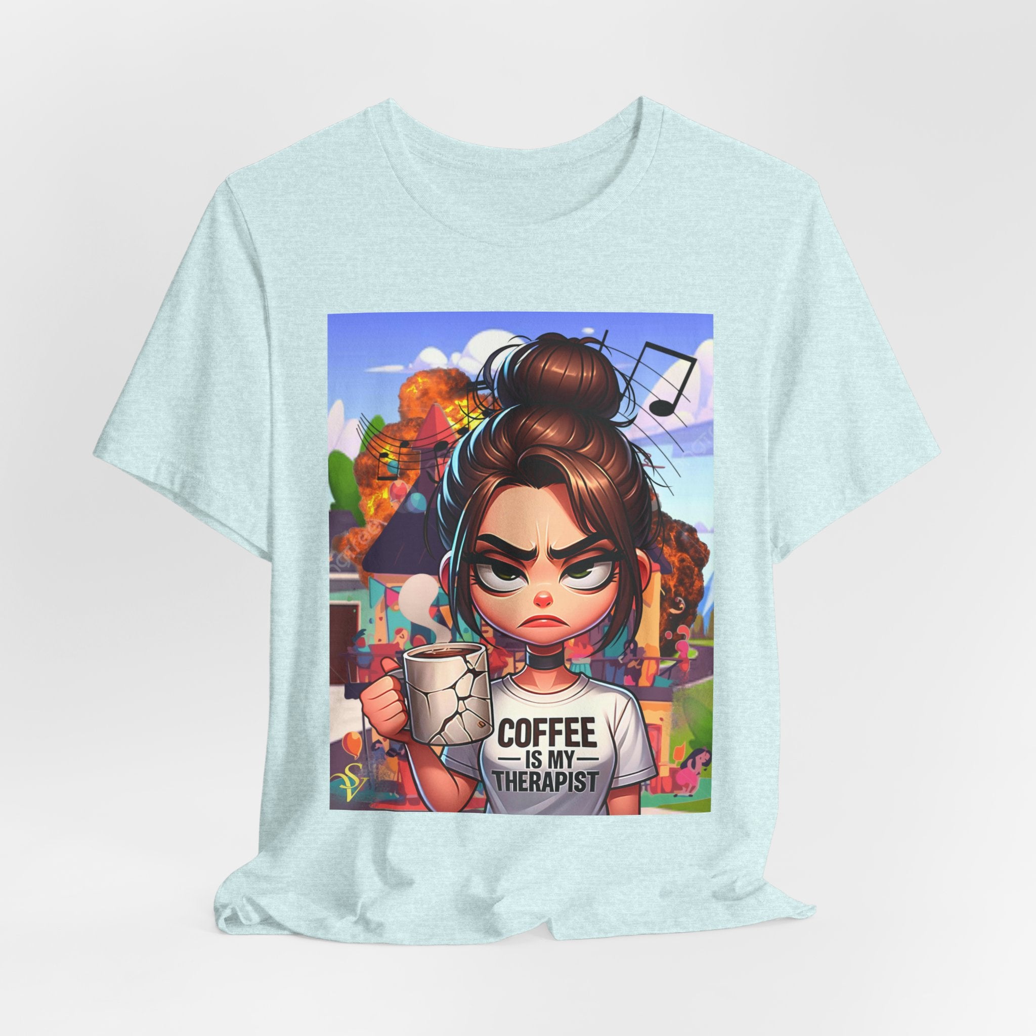 The Boss Graphic Tee — Empowered Black Woman Office Portrait T‑Shirt