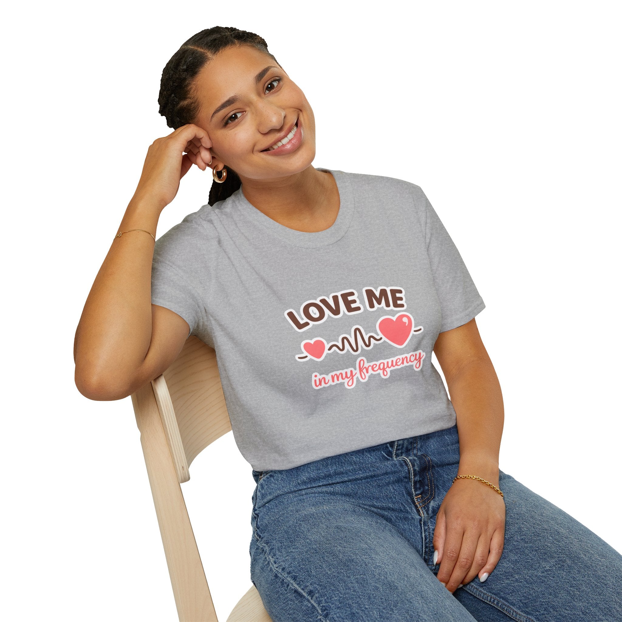 Love Me in My Frequency T-Shirt – Cute Heartbeat Graphic Tee