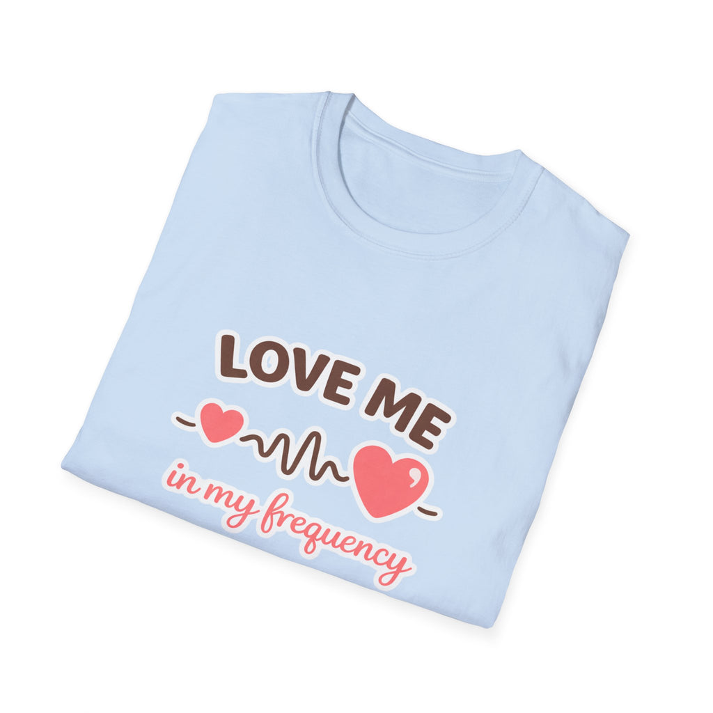 Love Me in My Frequency T-Shirt – Cute Heartbeat Graphic Tee