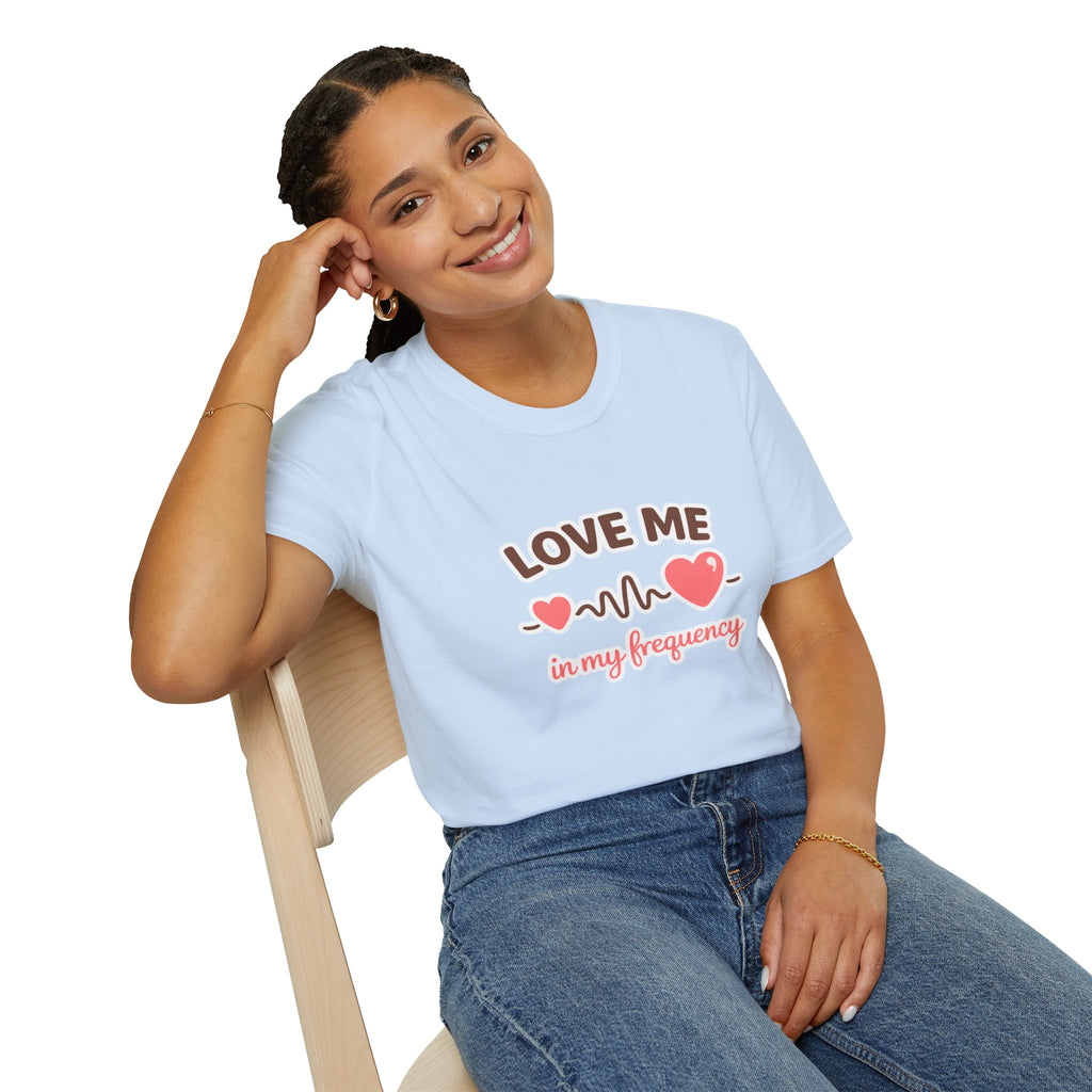 Love Me in My Frequency T-Shirt – Cute Heartbeat Graphic Tee