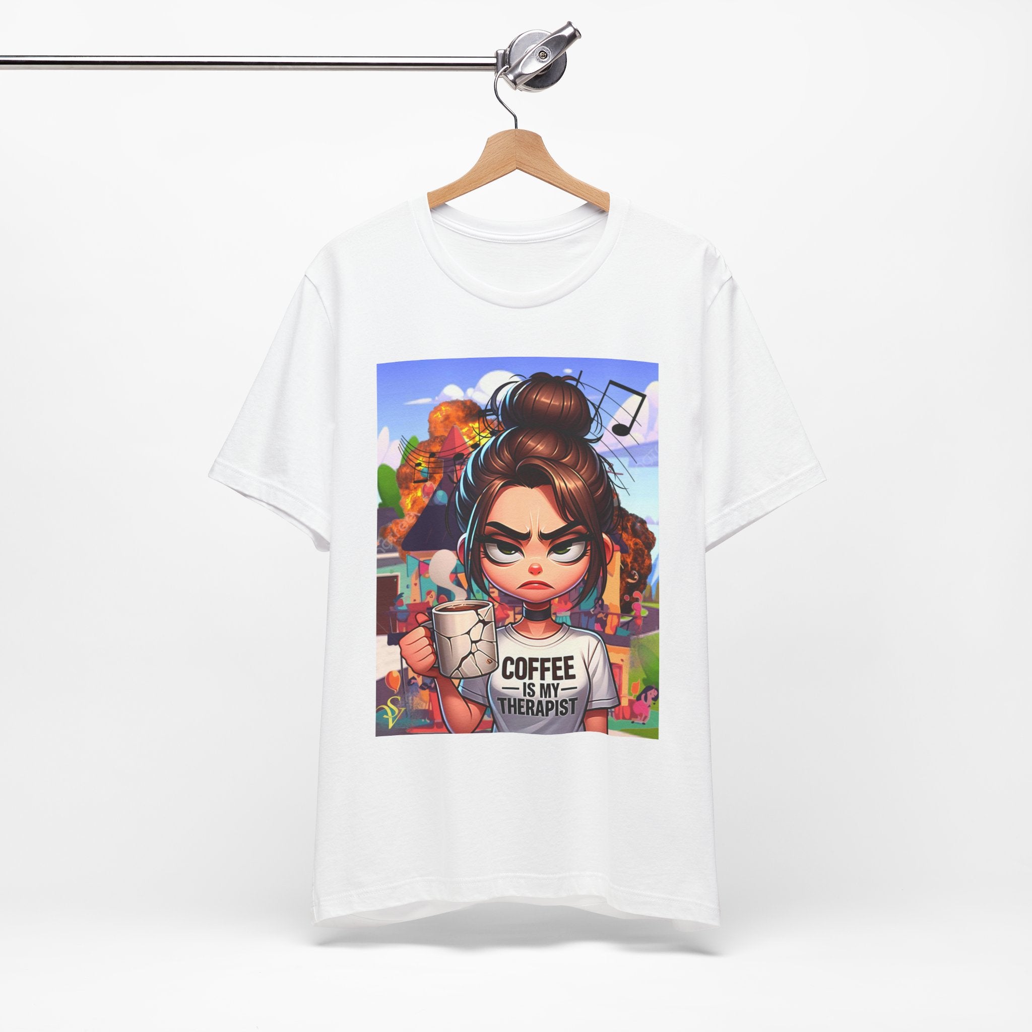 The Boss Graphic Tee — Empowered Black Woman Office Portrait T‑Shirt