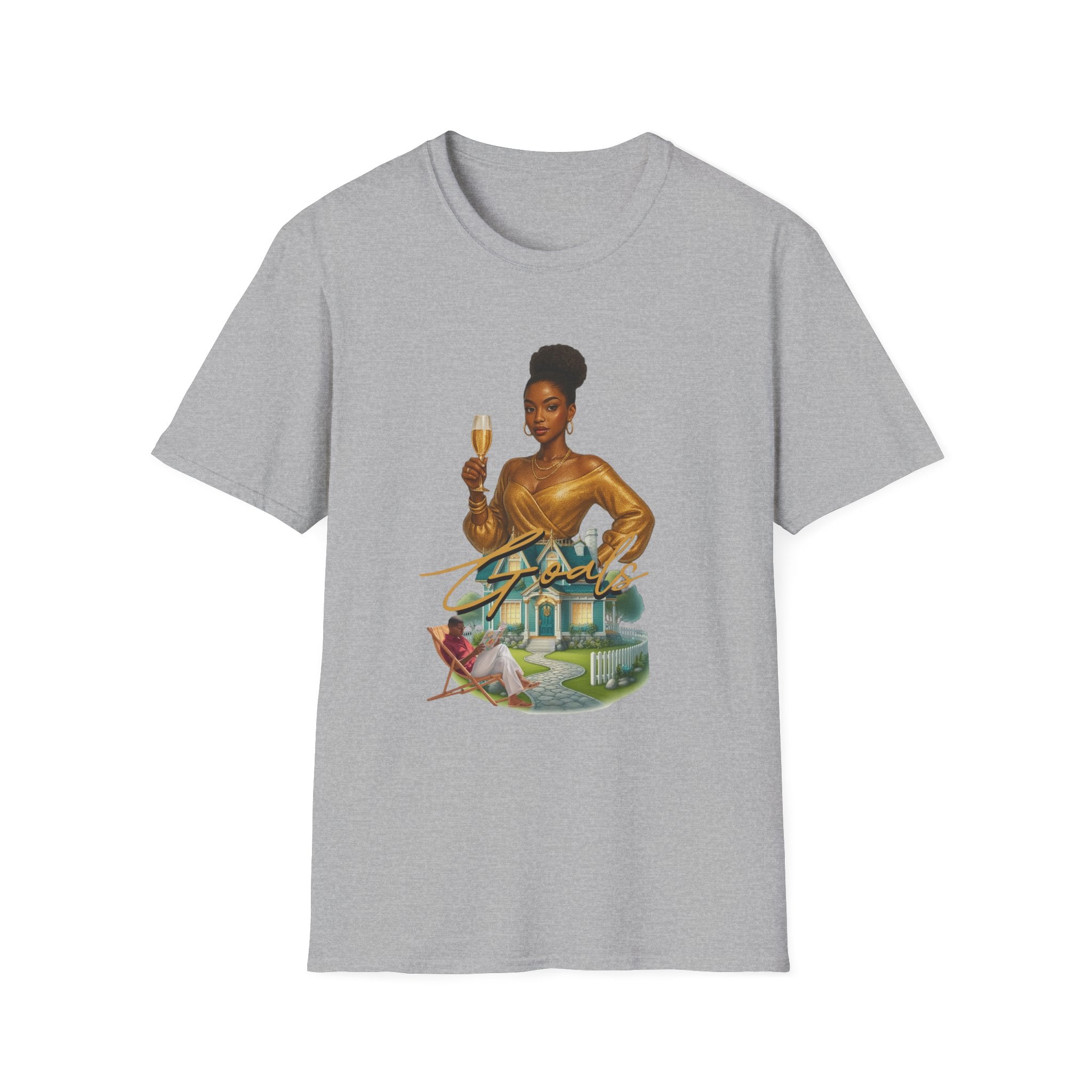 Queen Goals T-Shirt — Elegant Woman Graphic Tee