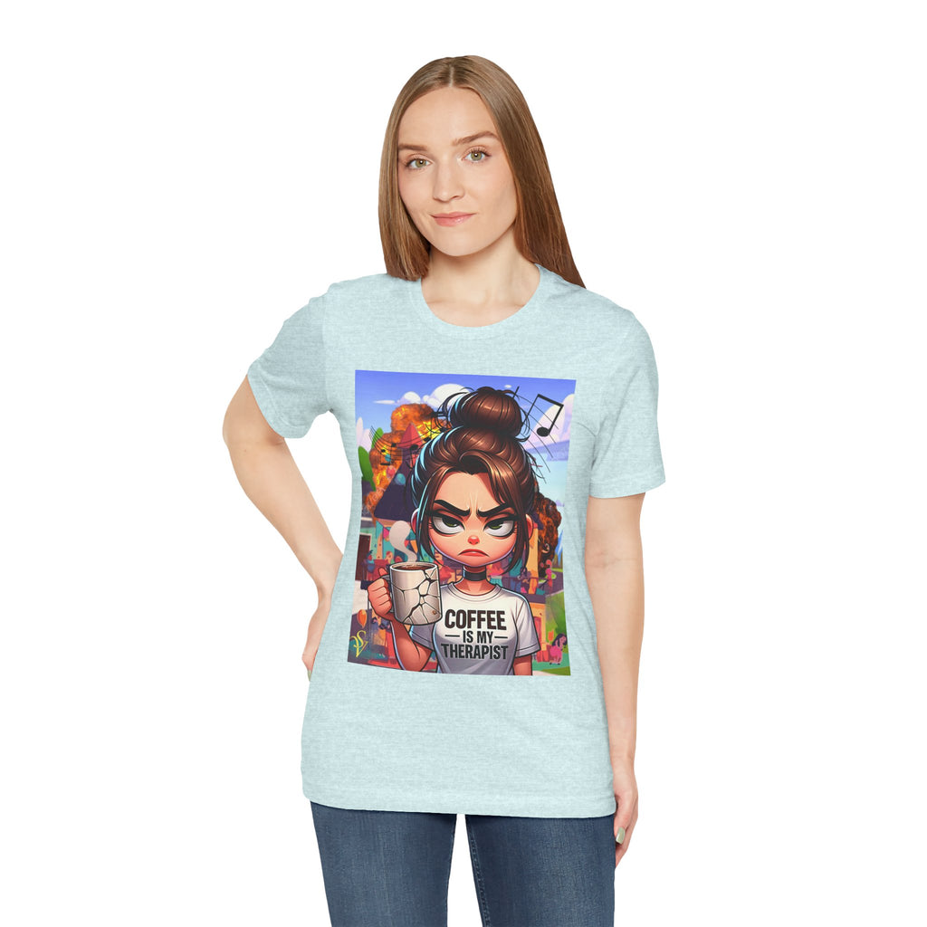 The Boss Graphic Tee — Empowered Black Woman Office Portrait T‑Shirt