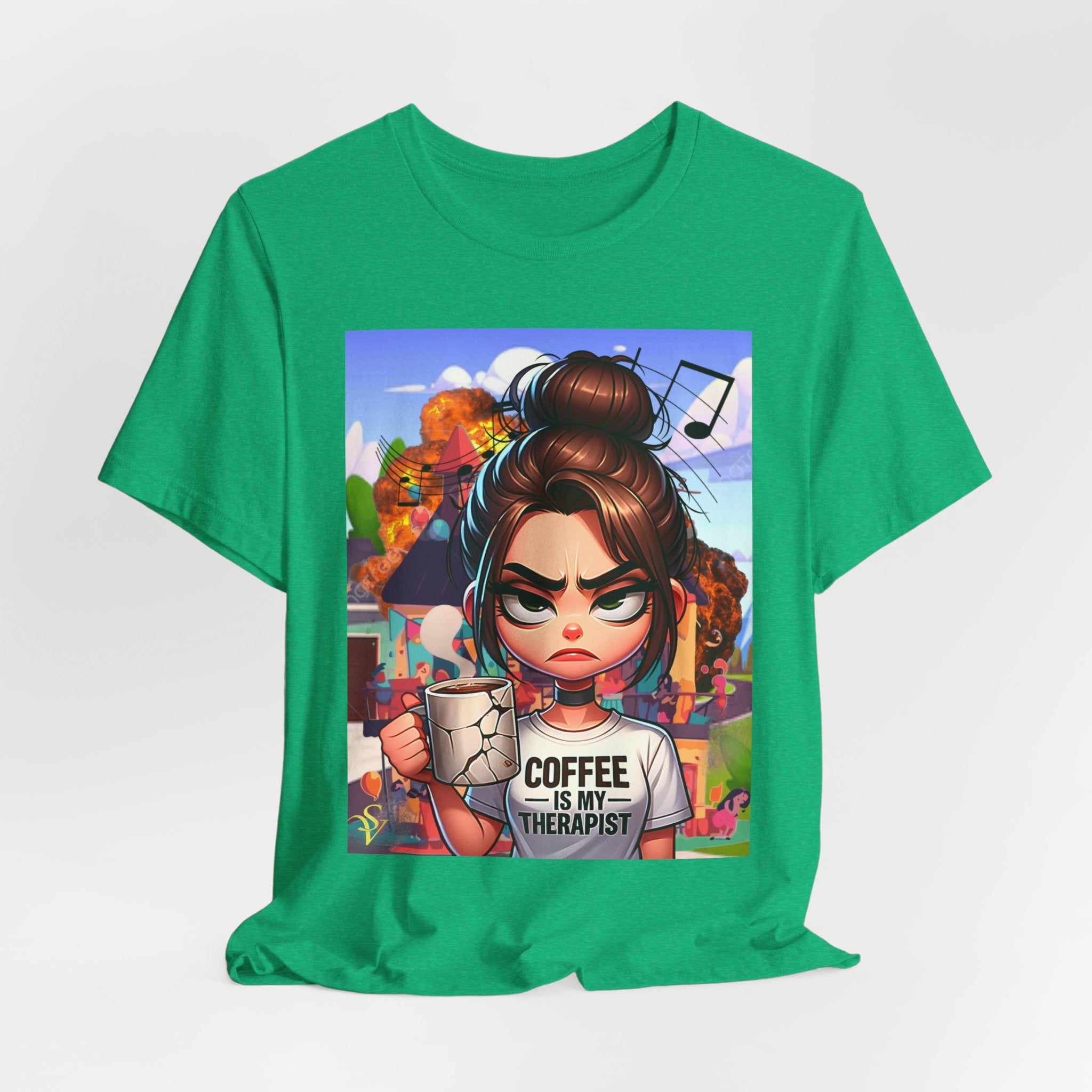 The Boss Graphic Tee — Empowered Black Woman Office Portrait T‑Shirt