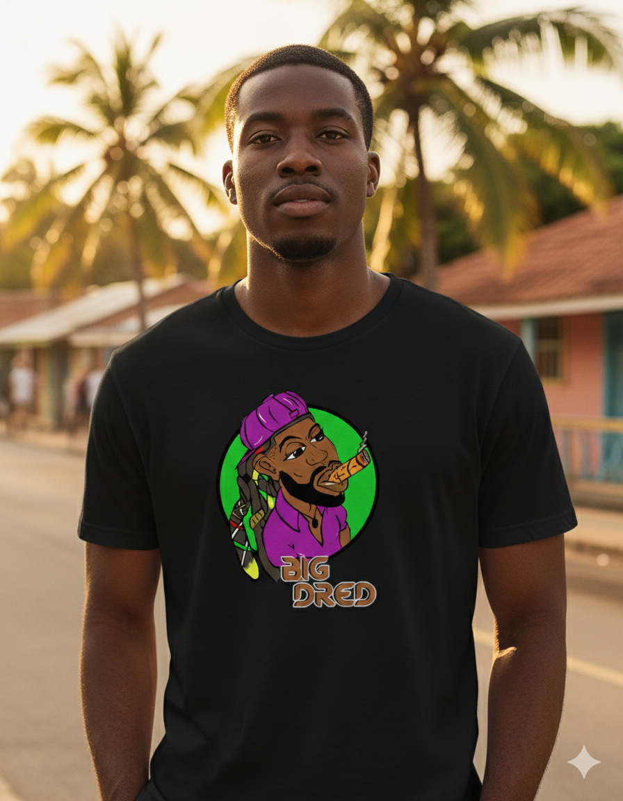 Big Dred Dreadlocks Graphic T-Shirt