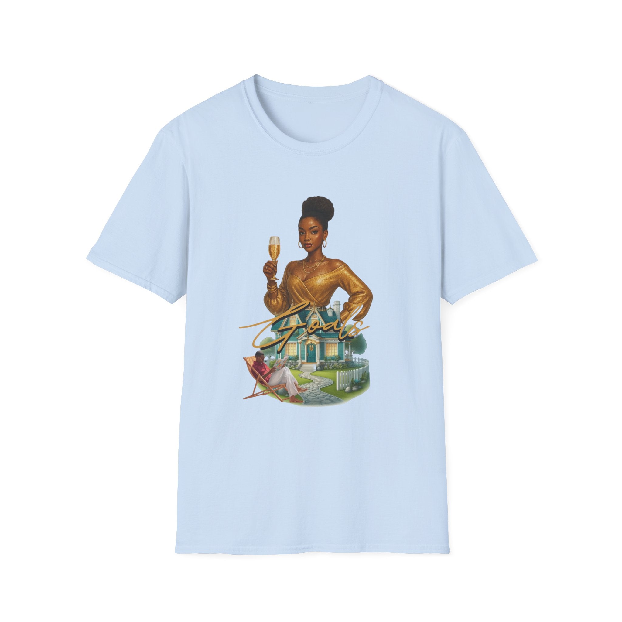 Queen Goals T-Shirt — Elegant Woman Graphic Tee