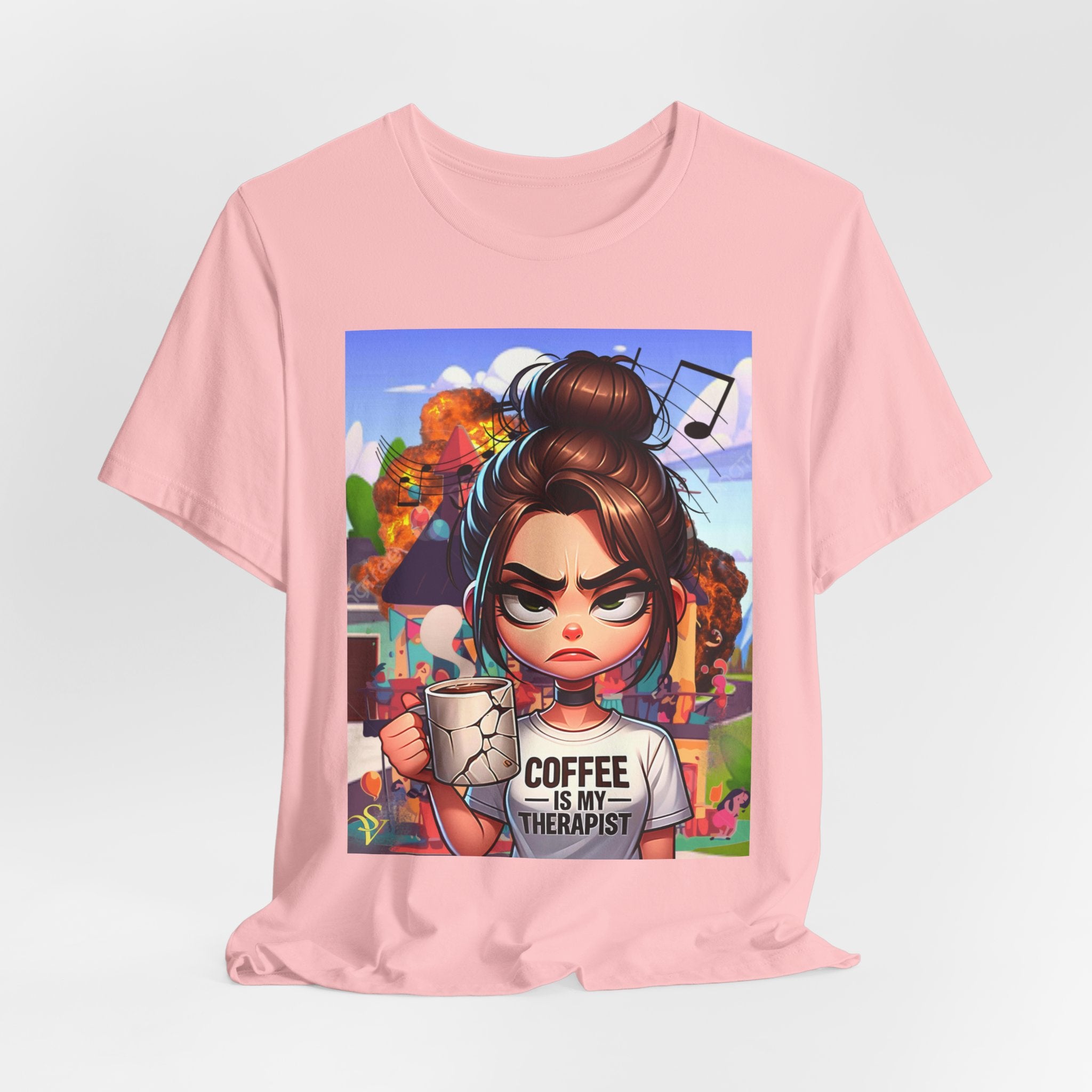 The Boss Graphic Tee — Empowered Black Woman Office Portrait T‑Shirt