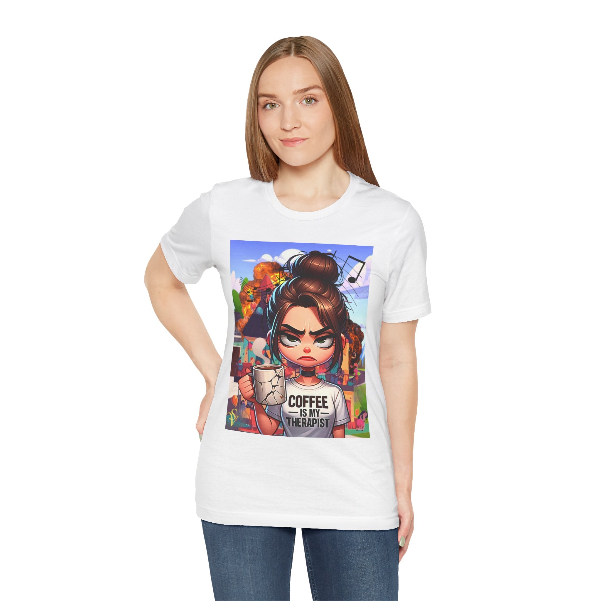 The Boss Graphic Tee — Empowered Black Woman Office Portrait T‑Shirt