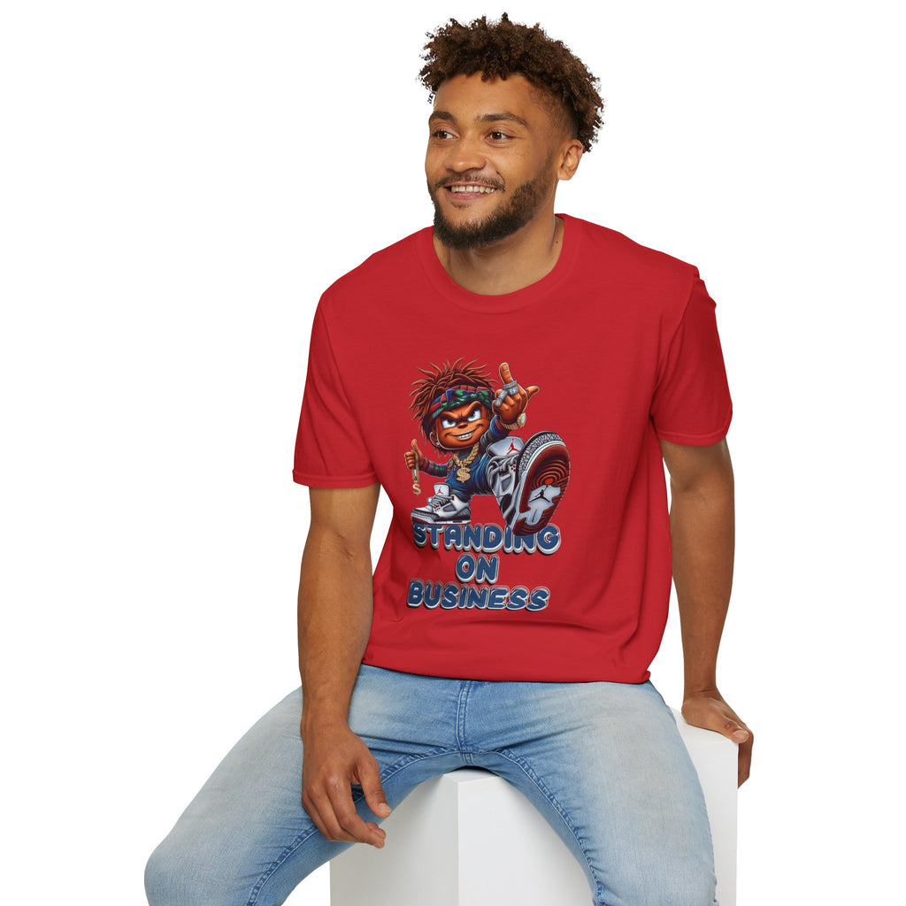 Standing On Business Graphic T-Shirt — Retro Character Tee