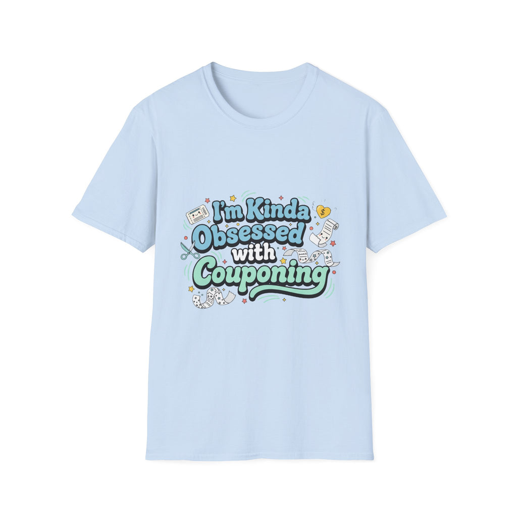 Couponing T-Shirt – "I'm Kinda Obsessed with Couponing" Funny Savings Tee