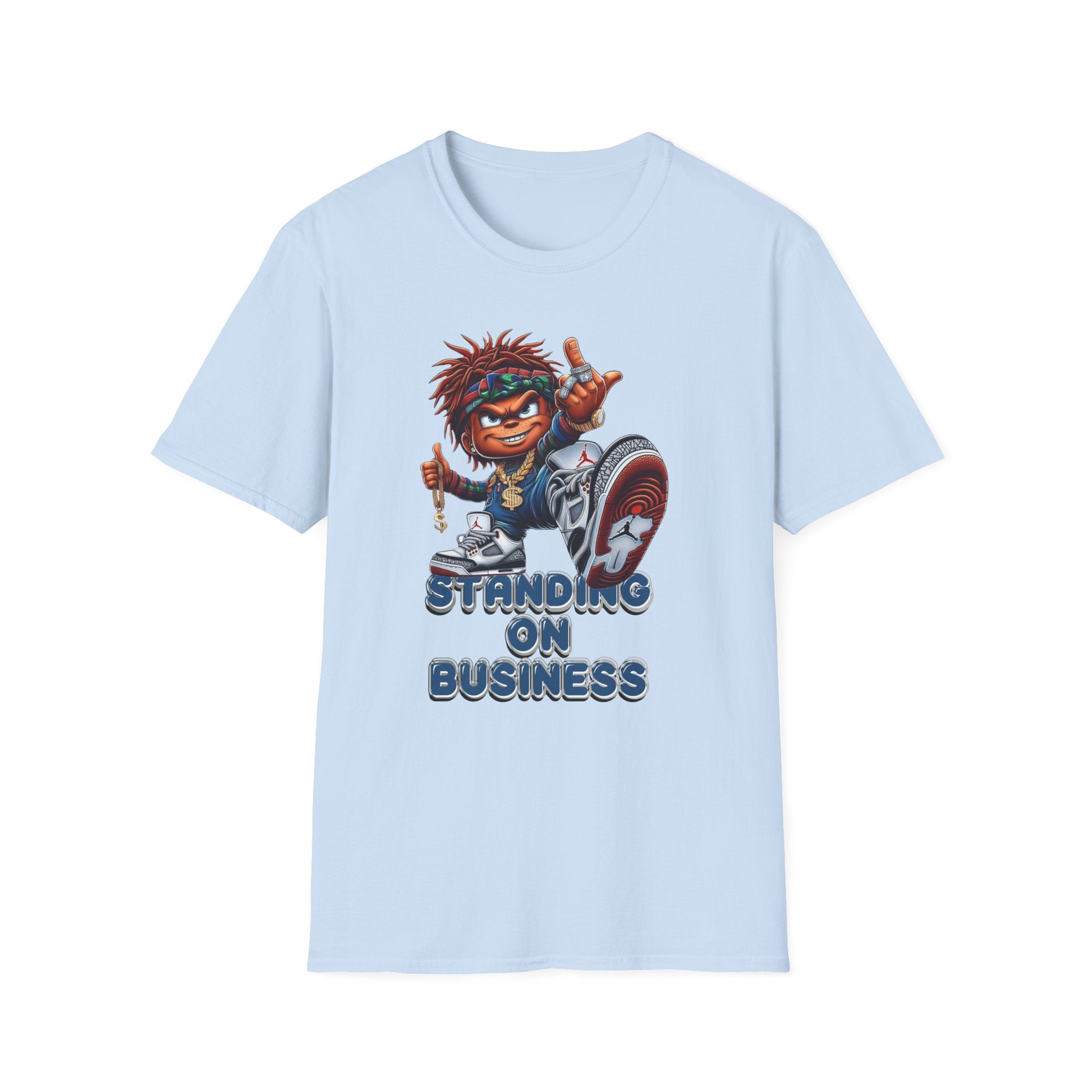 Standing On Business Graphic T-Shirt — Retro Character Tee