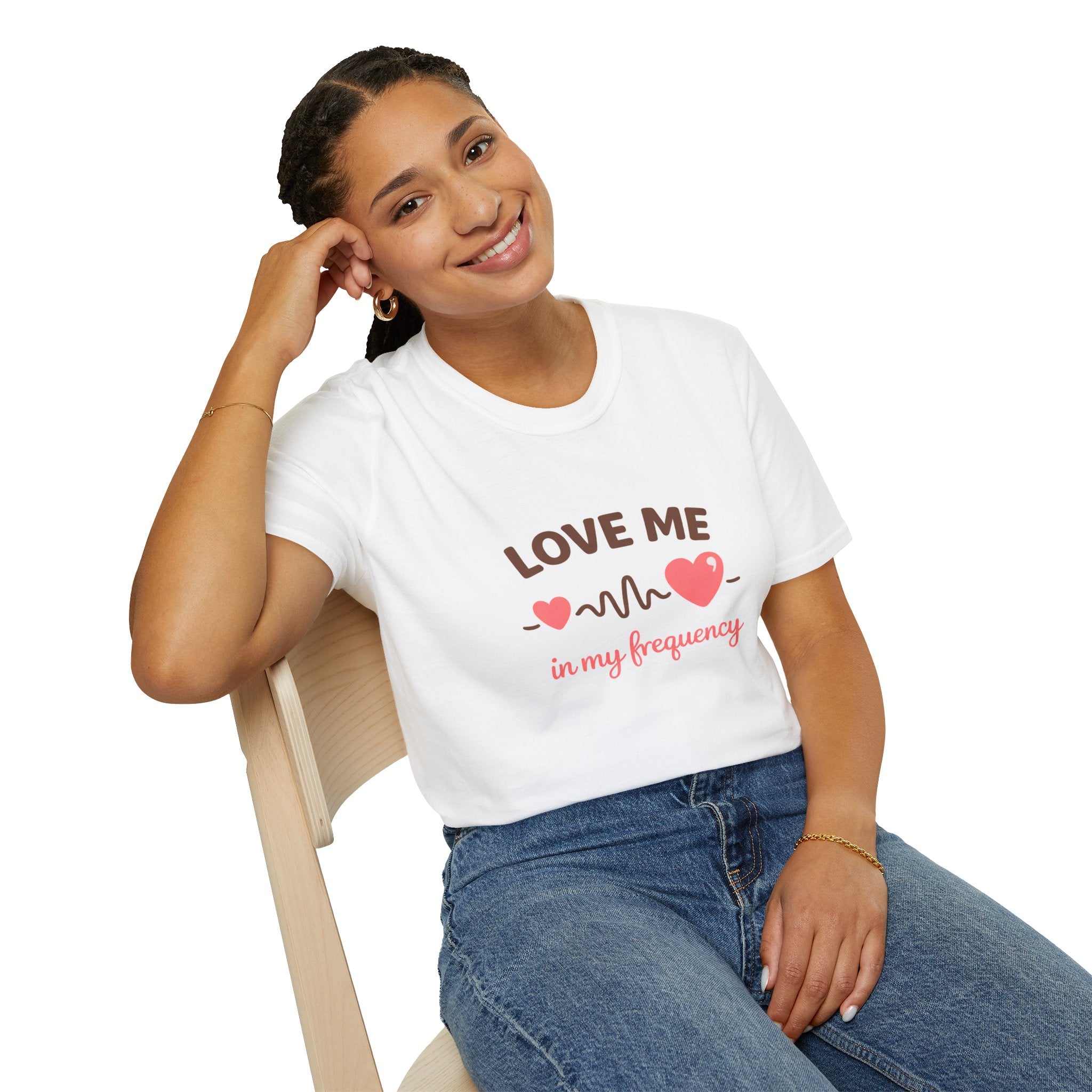 Love Me in My Frequency T-Shirt – Cute Heartbeat Graphic Tee