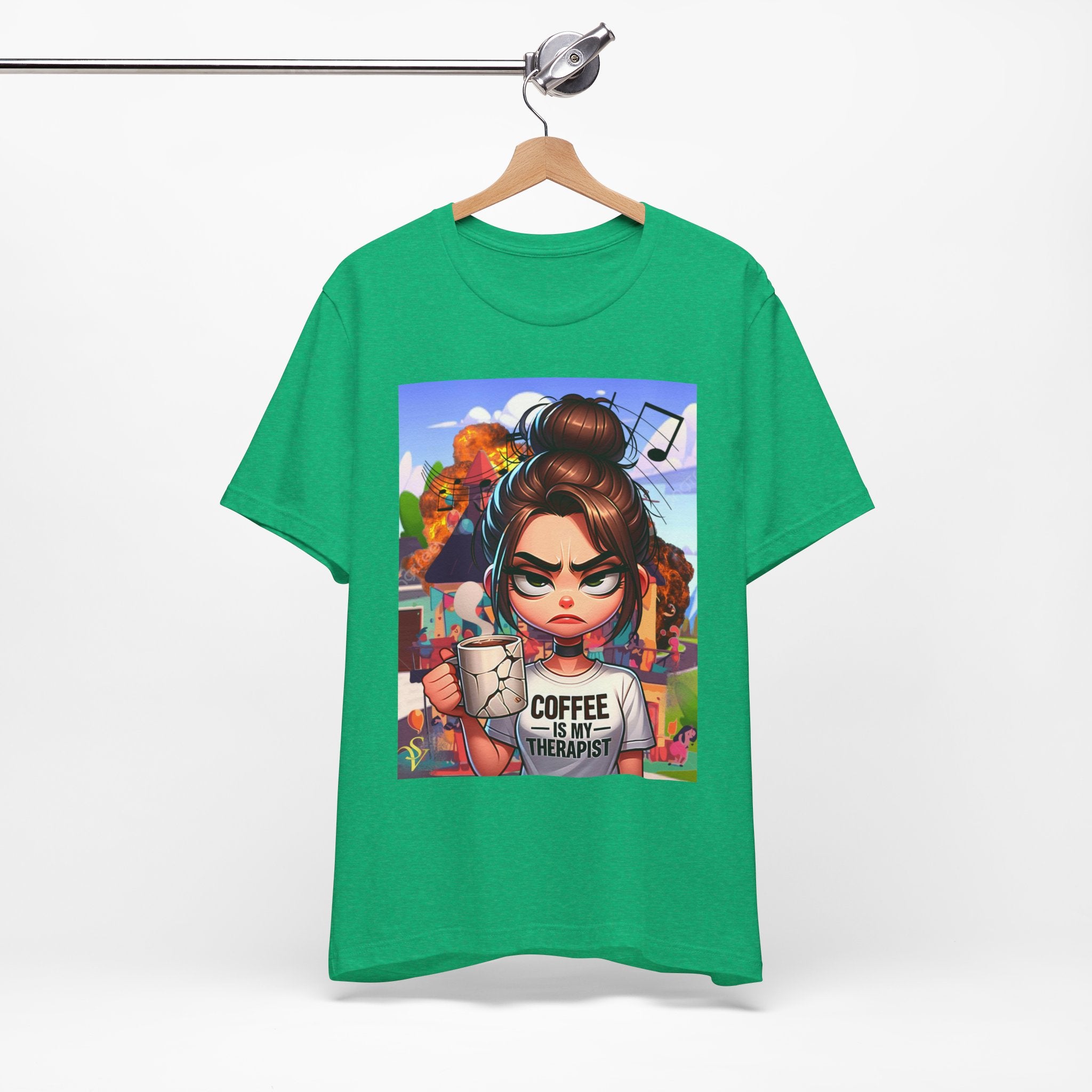 The Boss Graphic Tee — Empowered Black Woman Office Portrait T‑Shirt