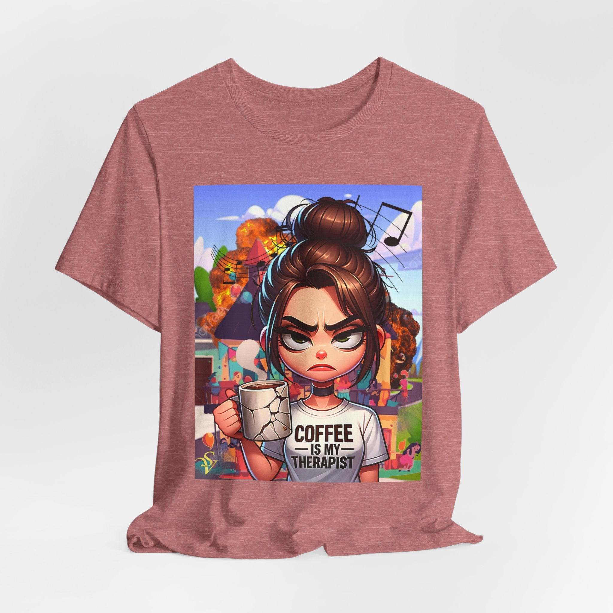 The Boss Graphic Tee — Empowered Black Woman Office Portrait T‑Shirt