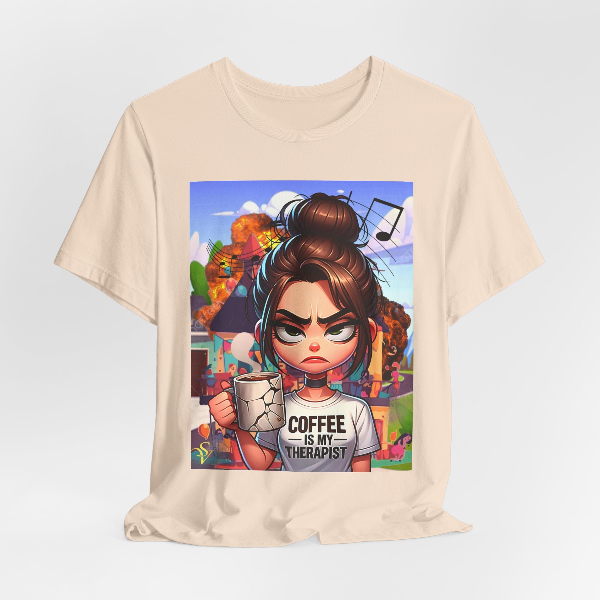 The Boss Graphic Tee — Empowered Black Woman Office Portrait T‑Shirt