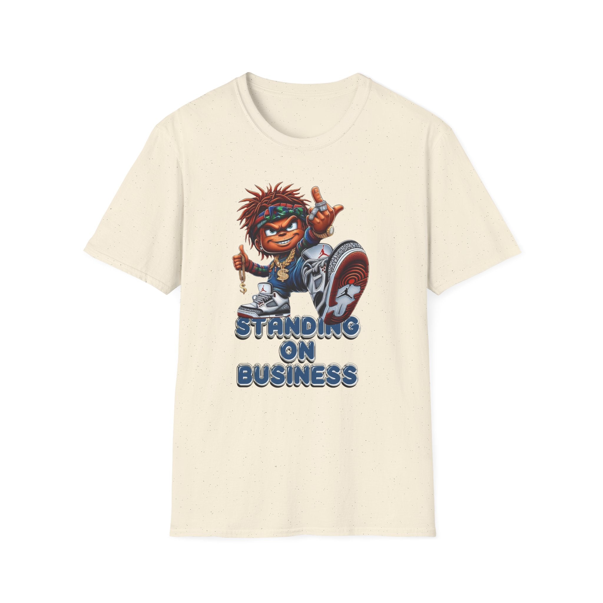 Standing On Business Graphic T-Shirt — Retro Character Tee