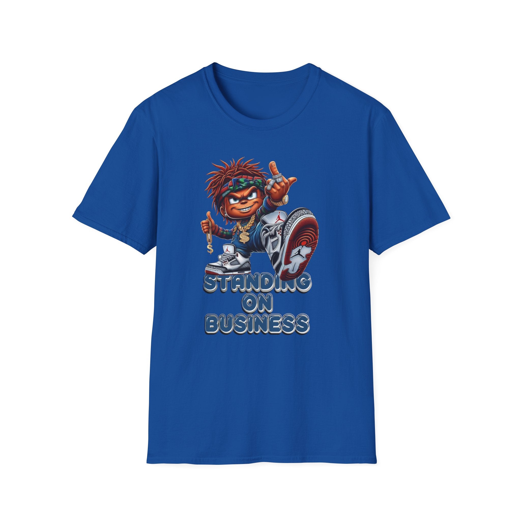Standing On Business Graphic T-Shirt — Retro Character Tee