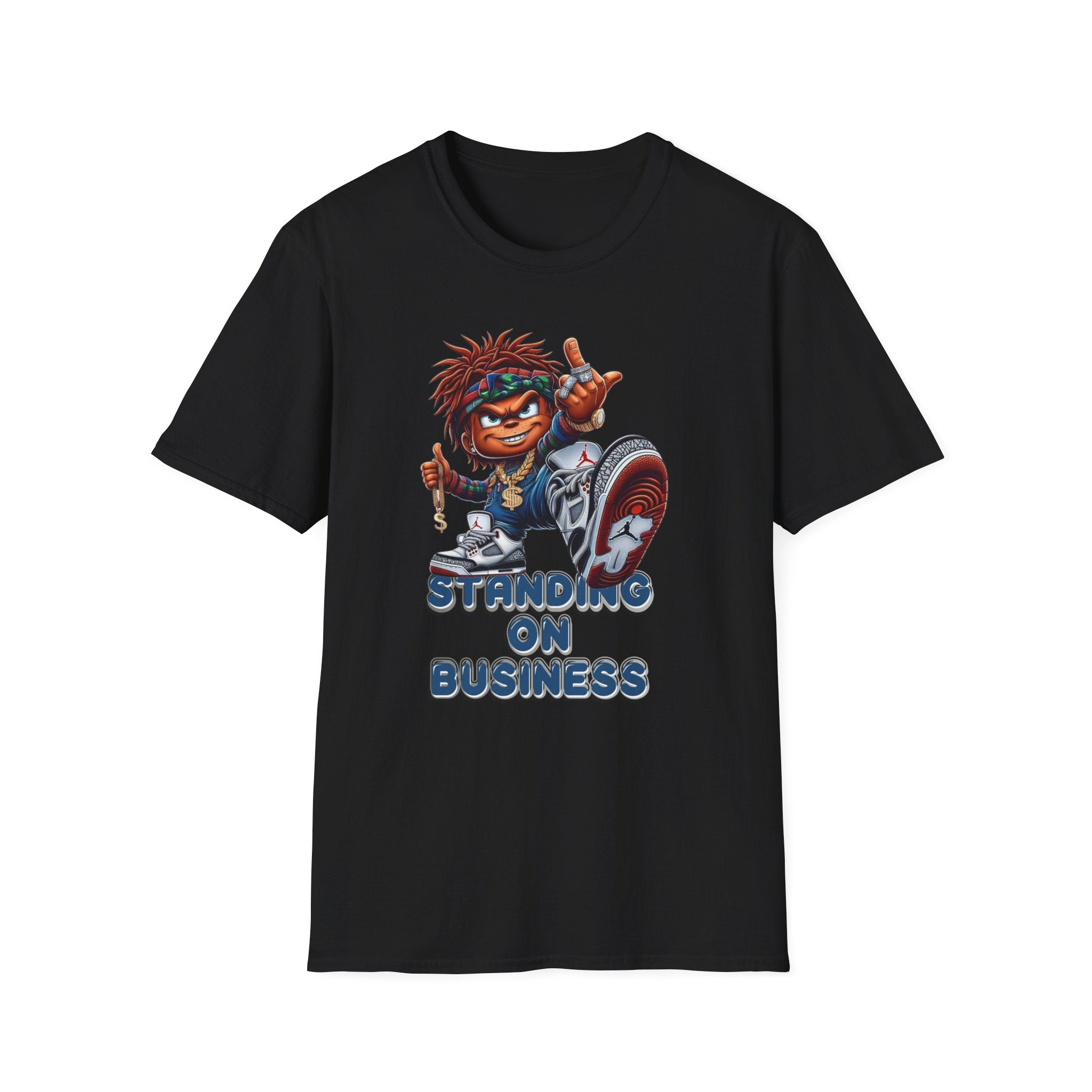 Standing On Business Graphic T-Shirt — Retro Character Tee