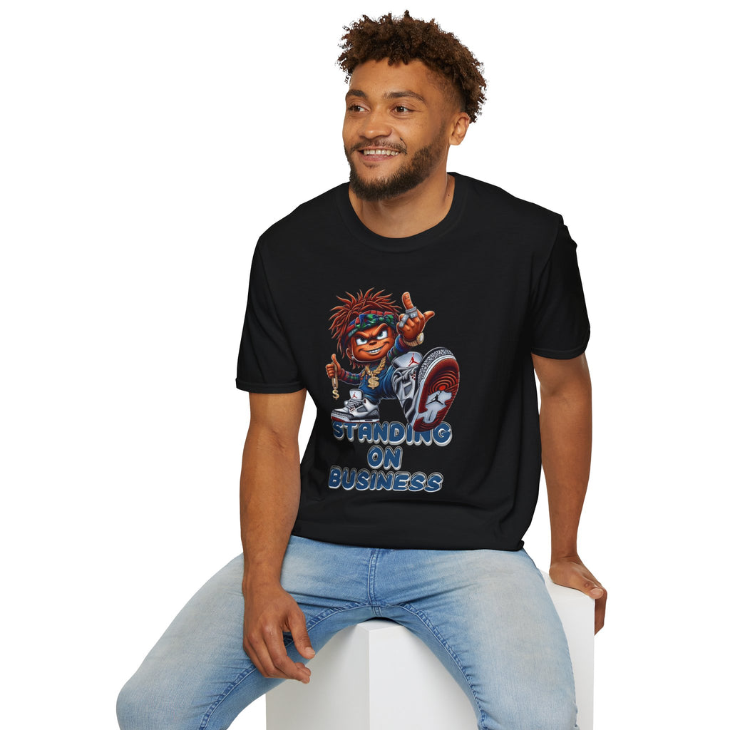 Standing On Business Graphic T-Shirt — Retro Character Tee