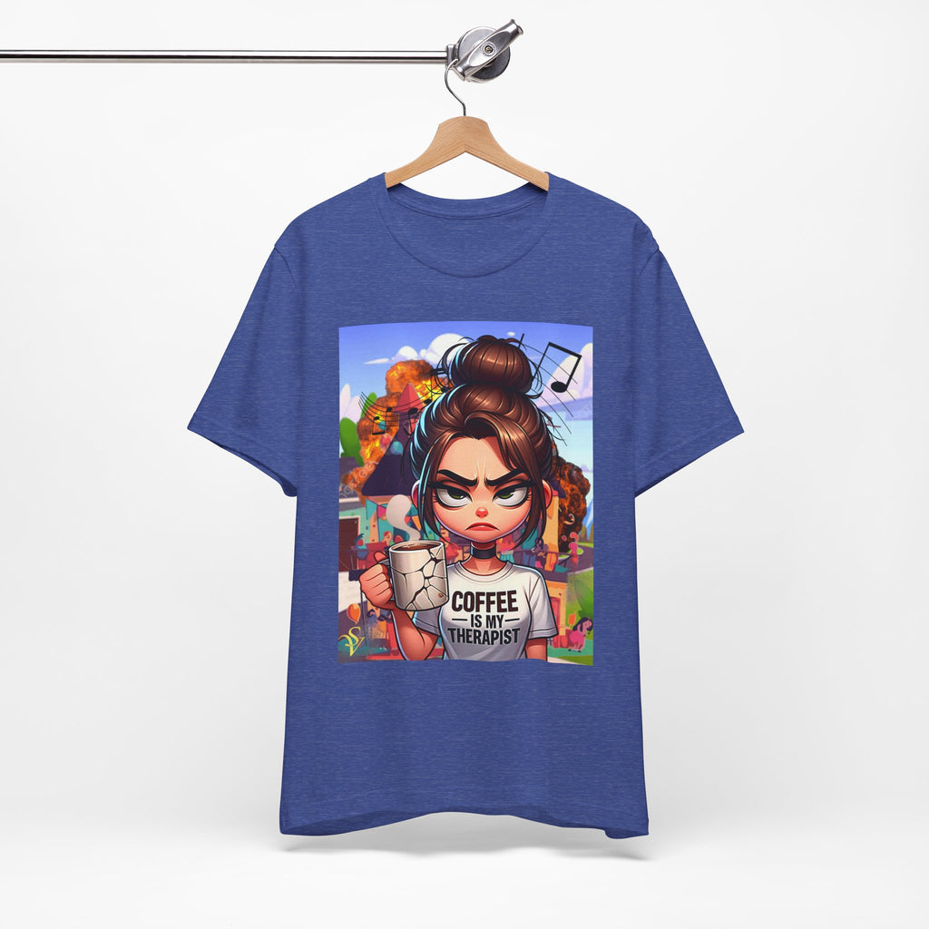 The Boss Graphic Tee — Empowered Black Woman Office Portrait T‑Shirt