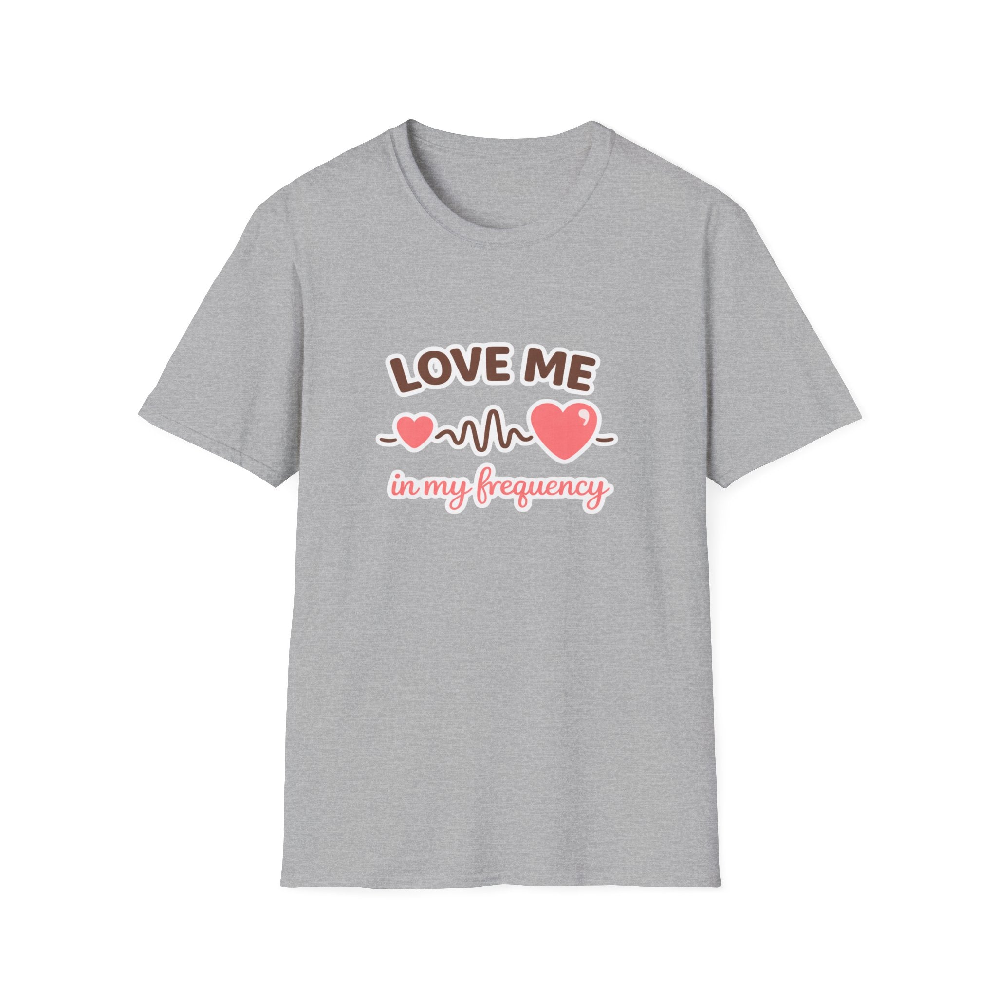 Love Me in My Frequency T-Shirt – Cute Heartbeat Graphic Tee