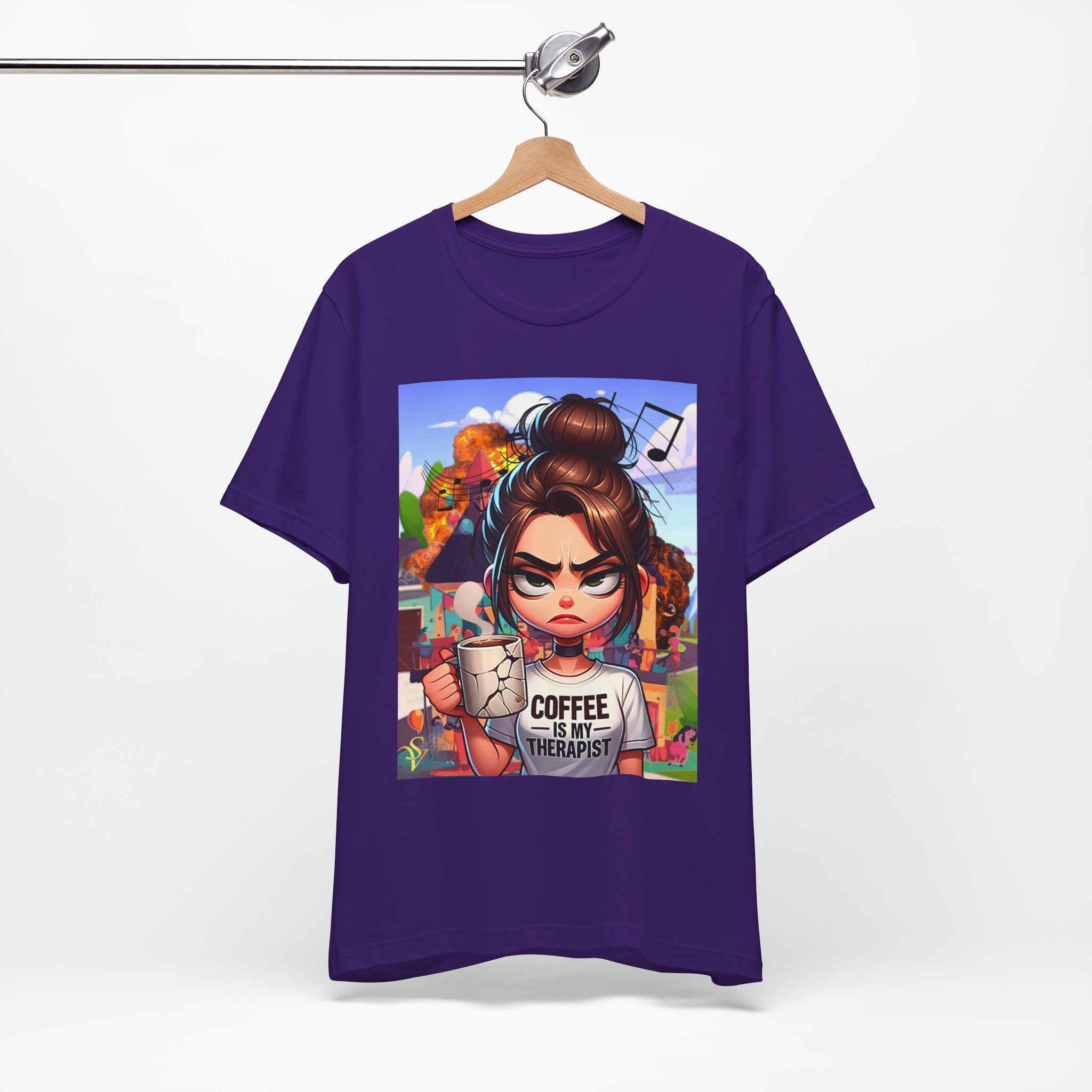 The Boss Graphic Tee — Empowered Black Woman Office Portrait T‑Shirt