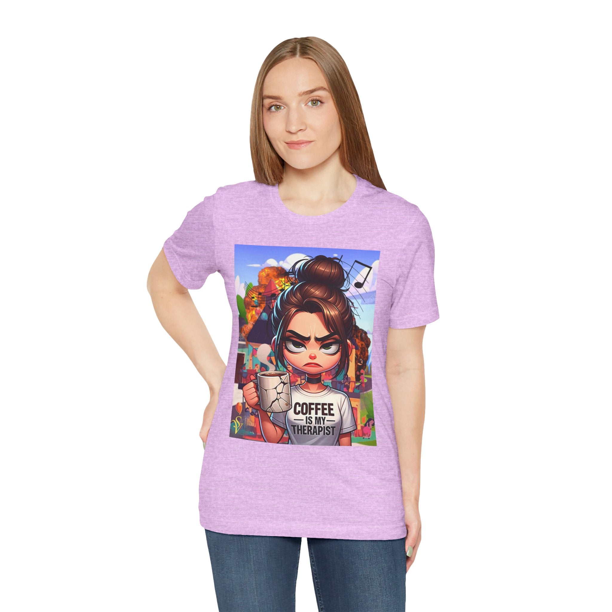 The Boss Graphic Tee — Empowered Black Woman Office Portrait T‑Shirt