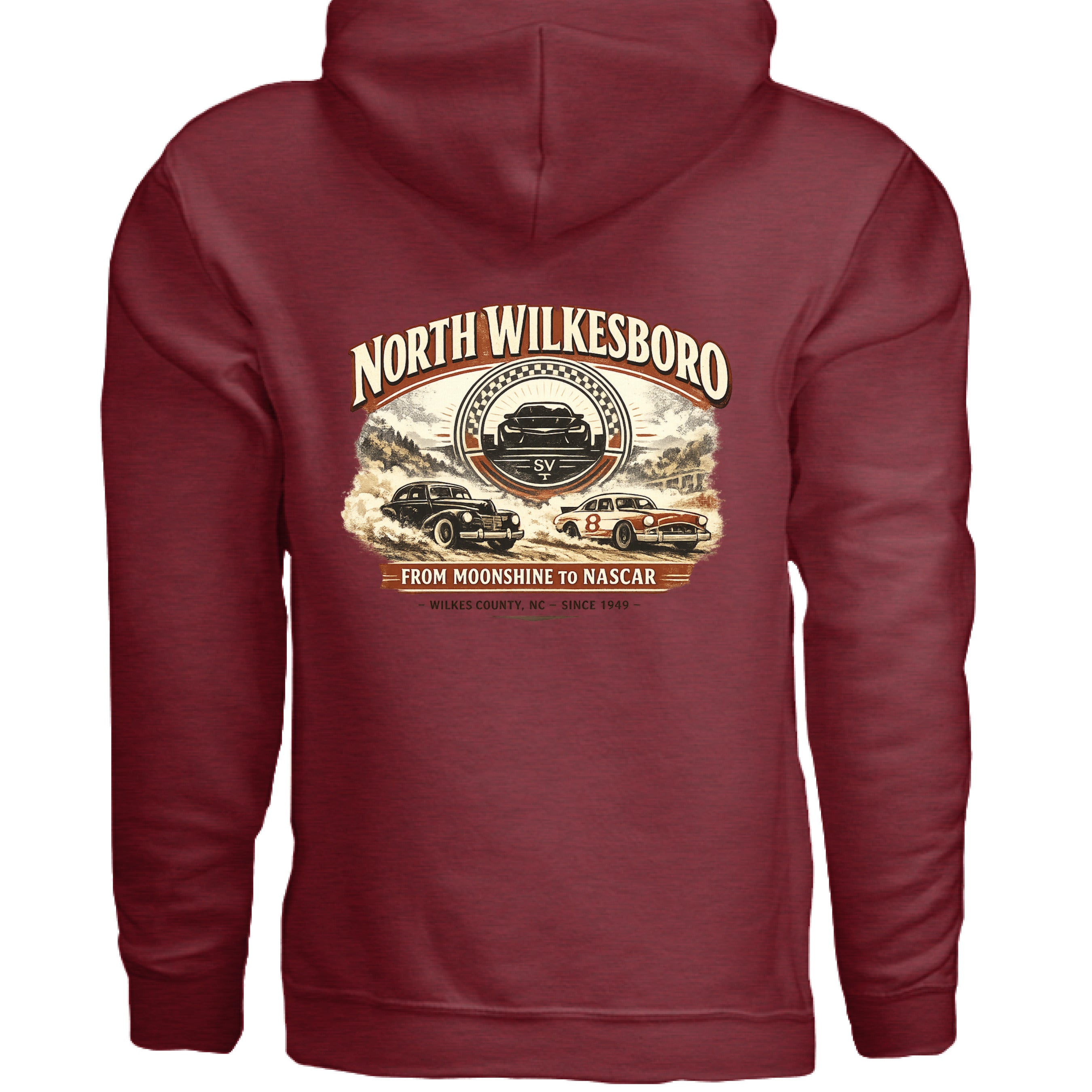 ANTIQUE CHERRY RED - BACK